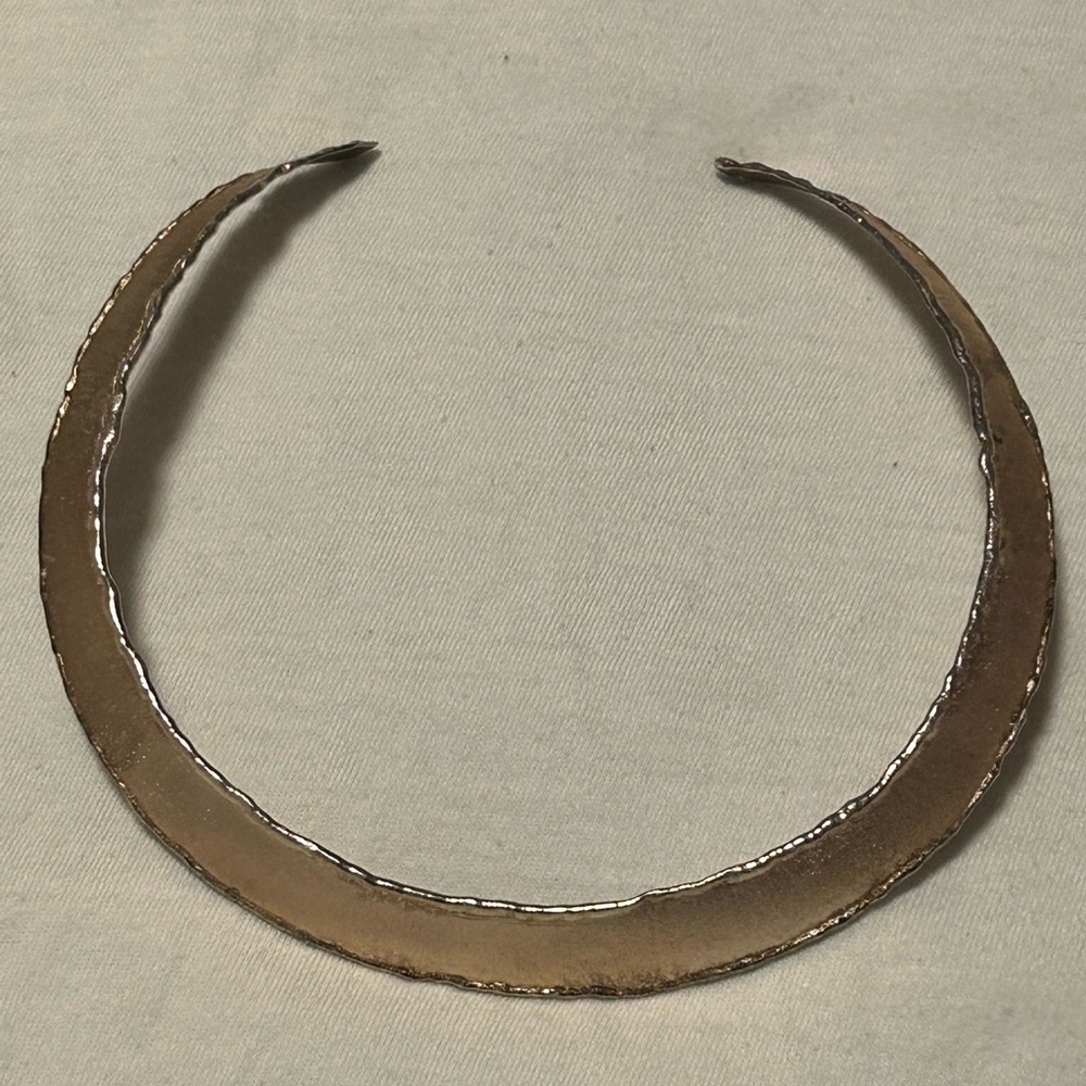 Solid Milor 925 silver choker. Around 15 inches with opening.